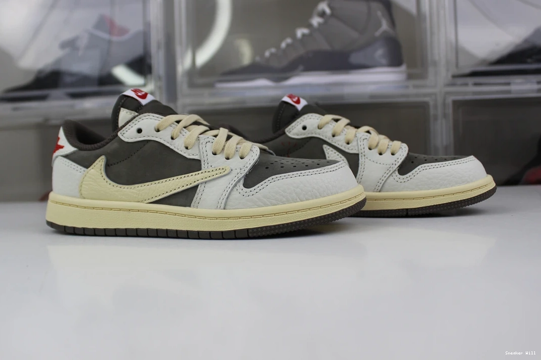 Scott 632 574 Travis 1 Trendy Air x shoes Kids PS Mocha' Jordan OG Low 'Reverse 0603